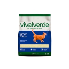 Areia Higiênica Viva Verde Grãos Finos para Gatos