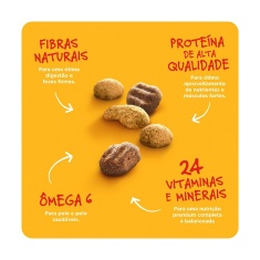 Ração Pedigree Carne Frango e Cereais Cães Adultos Raças Médias e Grandes