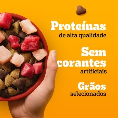 Ração Pedigree Carne Frango e Cereais Cães Adultos Raças Médias e Grandes