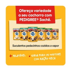 Ração Pedigree Carne Frango e Cereais Cães Adultos Raças Médias e Grandes