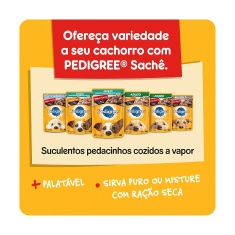 Ração Pedigree Carne Frango e Cereais Cães Adultos Raças Médias e Grandes