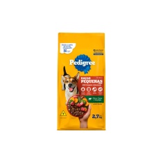 Ração Pedigree Carne e Vegetais Cães Adultos Raças Pequenas e Minis