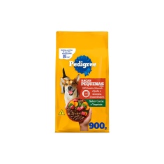 Ração Pedigree Carne e Vegetais Cães Adultos Raças Pequenas e Minis