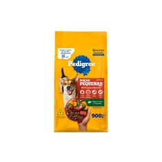 Ração Pedigree Carne e Vegetais Cães Adultos Raças Pequenas e Minis
