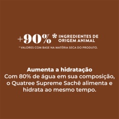 Ração Úmida Quatree Supreme para Gatos Adultos Sabor Peixe 85 g