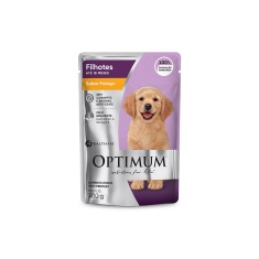 Ração Úmida Optimum Sachê para Cães Filhotes Sabor Frango 100 g
