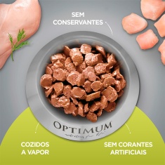 Ração Úmida Optimum Sachê para Gatos Adultos Frango 85 g