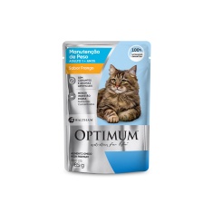Ração Úmida Optimum Sachê para Gatos Adultos Manutenção de Peso Frango 85 g