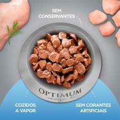 Ração Úmida Optimum Sachê para Gatos Adultos Manutenção de Peso Frango 85 g
