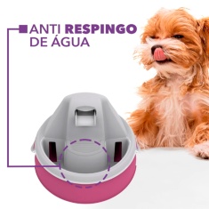 Fonte Aqua Flow Amicus para Cães e Gatos Branca