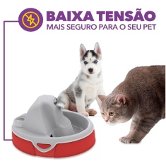 Fonte Aqua Flow Amicus para Cães e Gatos Branca