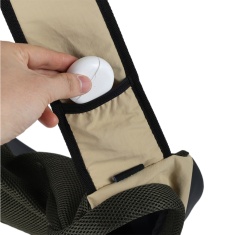Bolsa de Transporte Up4You Canguru Lateral Bege para Cães e Gatos