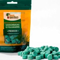 Fertilizante West Garden Premium Nutrição para Samambaias e Folhagens Pastilhas 50 g