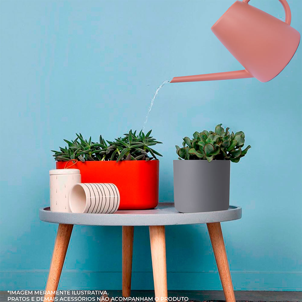 Cachepot West Garden Capri Cinza Cachepot West Garden Capri Cinza