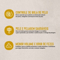 Ração Quatree Life para Gatos Castrados Sabor Frango e Arroz