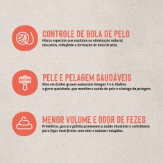 Ração Quatree Life para Gatos Castrados Sabor Salmão e Arroz
