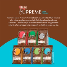 Ração Quatree Supreme para Cães Filhotes de Porte Pequeno Sabor Frango e Batata Doce