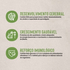 Ração Quatree Life para Cães Filhotes de Porte Médio e Grande Sabor Frango e Arroz