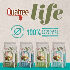 Ração Quatree Life para Cães Filhotes de Porte Pequeno Sabor Frango e Arroz