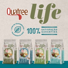 Ração Quatree Life para Cães Adultos de Porte Pequeno Sabor Frango e Arroz