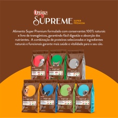 Ração Quatree Supreme para Cães Adultos de Porte Médio e Grande Sabor Frango e Batata Doce 15 kg