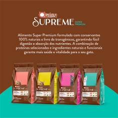 Ração Quatree Supreme para Gatos Filhotes Sabor Salmão e Batata Doce 10,1 kg