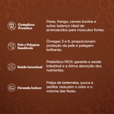 Ração Quatree Gourmet para Cães Adultos Porte Médio e Grande Sabor Mix de Carnes