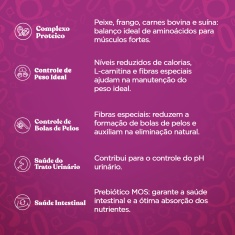 Ração Quatree Gourmet para Gatos Adultos Castrados Sabor Mix de Carnes