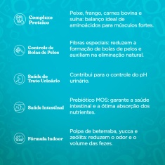 Ração Quatree Gourmet para Gatos Adultos Sabor Peixe