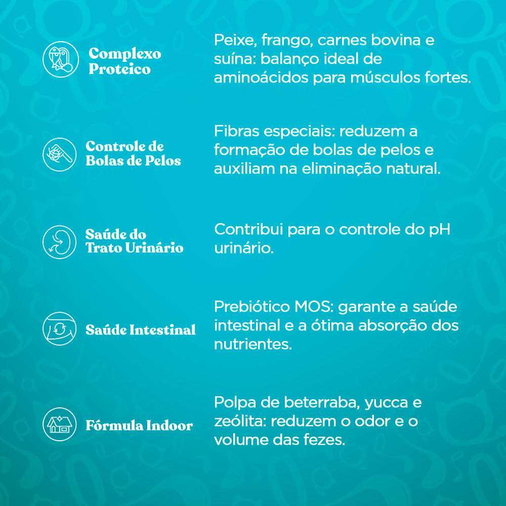 Ração Quatree Gourmet para Gatos Adultos Sabor Peixe