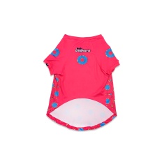 Roupa Dognerd Donuts Rosa com UV50 para Cães