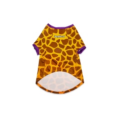 Roupa Dognerd Girafa com UV50 Amarela para Cães