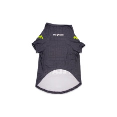 Roupa Dognerd Só Tô Aqui Pela Comida com UV50 Cinza para Cães