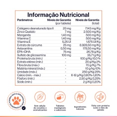 Suplemento Alimentar Buddy Nutrition Ossos & Articulações Sabor Carne para Cães - 60 Tabletes