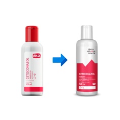 Shampoo Ibasa Animal Health Cetoconazol para Cães e Gatos