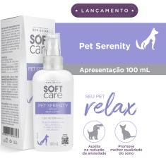 Spray Bem Estar Soft Care Pet Serenity para Cães e Gatos 100 ml