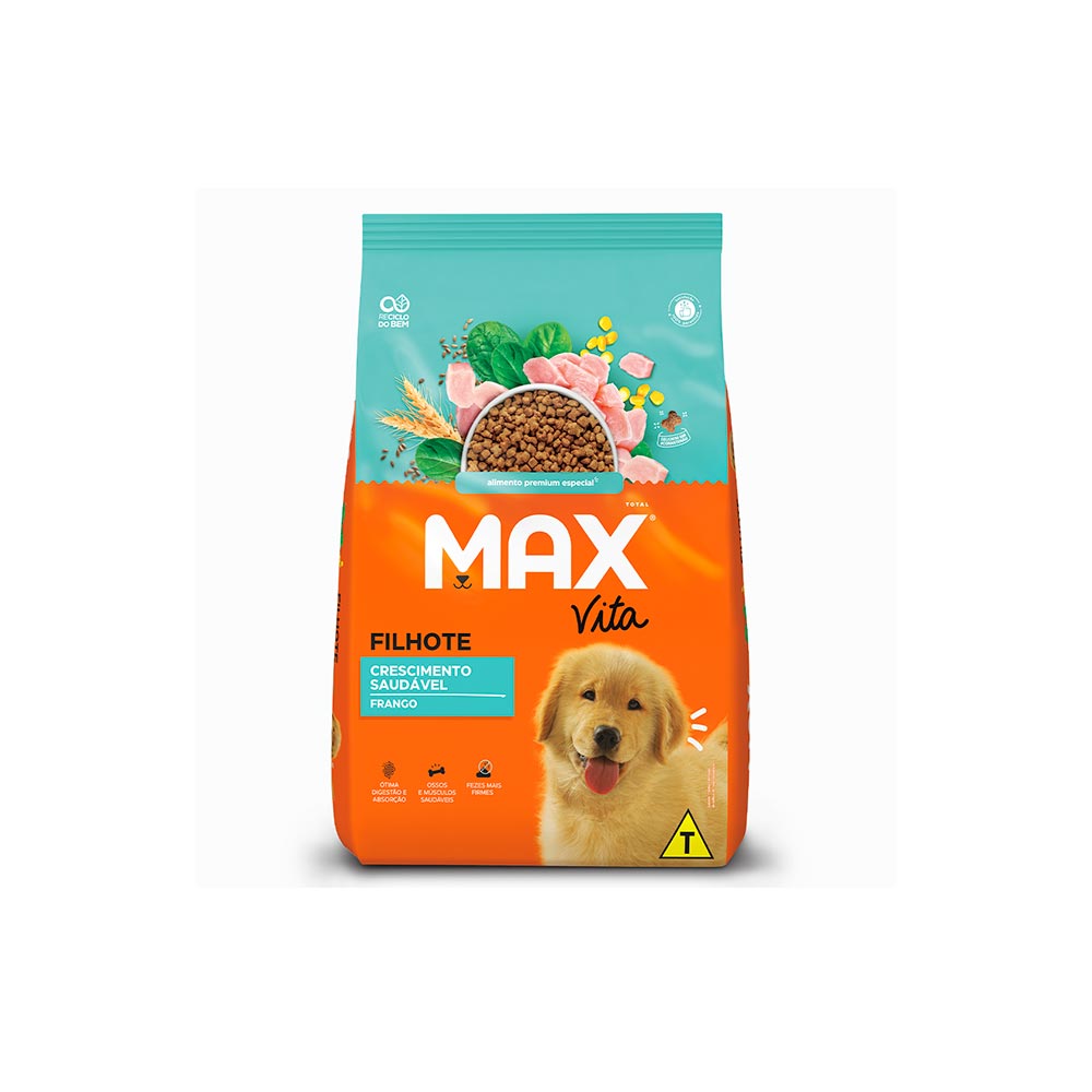 Ração Max Vita para Cães Filhotes Sabor Frango