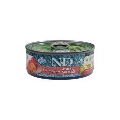 Ração Úmida N&D Natural para Gatos Sabor Atum e Salmão 70 g