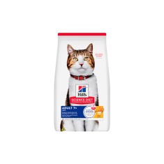Ração Seca Hill's Science Diet Adulto 7+ para Gatos Idosos Sabor Frango