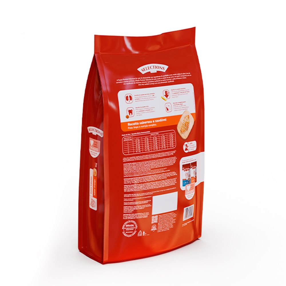 Ração Selections For Pet para Gatos Filhotes Sabor Frango 3Kg