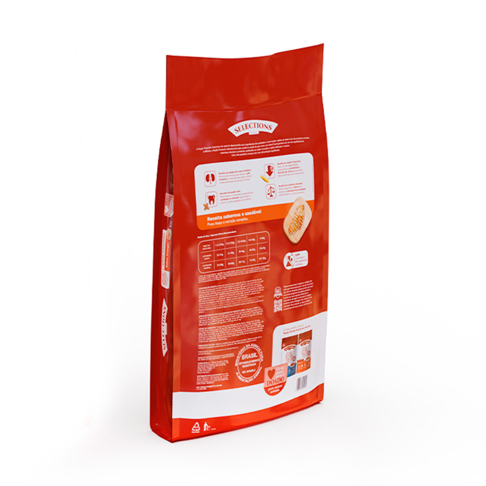 Ração Selections For Pet para Gatos Adultos Castrados Sabor Frango