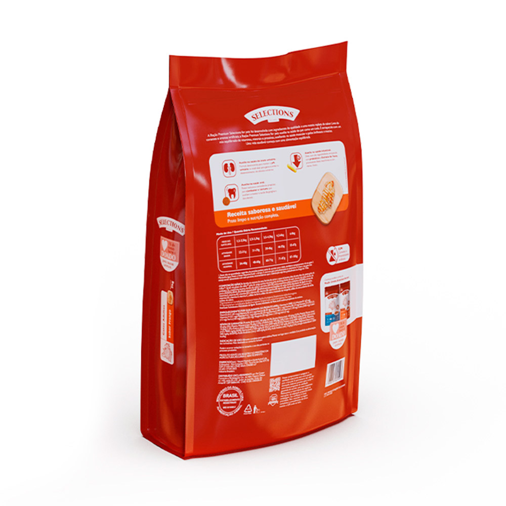 Ração Selections For Pet para Gatos Adultos Sabor Frango