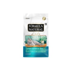 Ração Fórmula Natural Life para Gatos Adultos Castrados Sabor Salmão