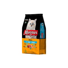 Ração Magnus Sabor Carne com Frango para Gatos Filhotes 1 kg