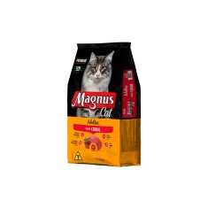 Ração Magnus Sabor Carne para Gatos Adultos