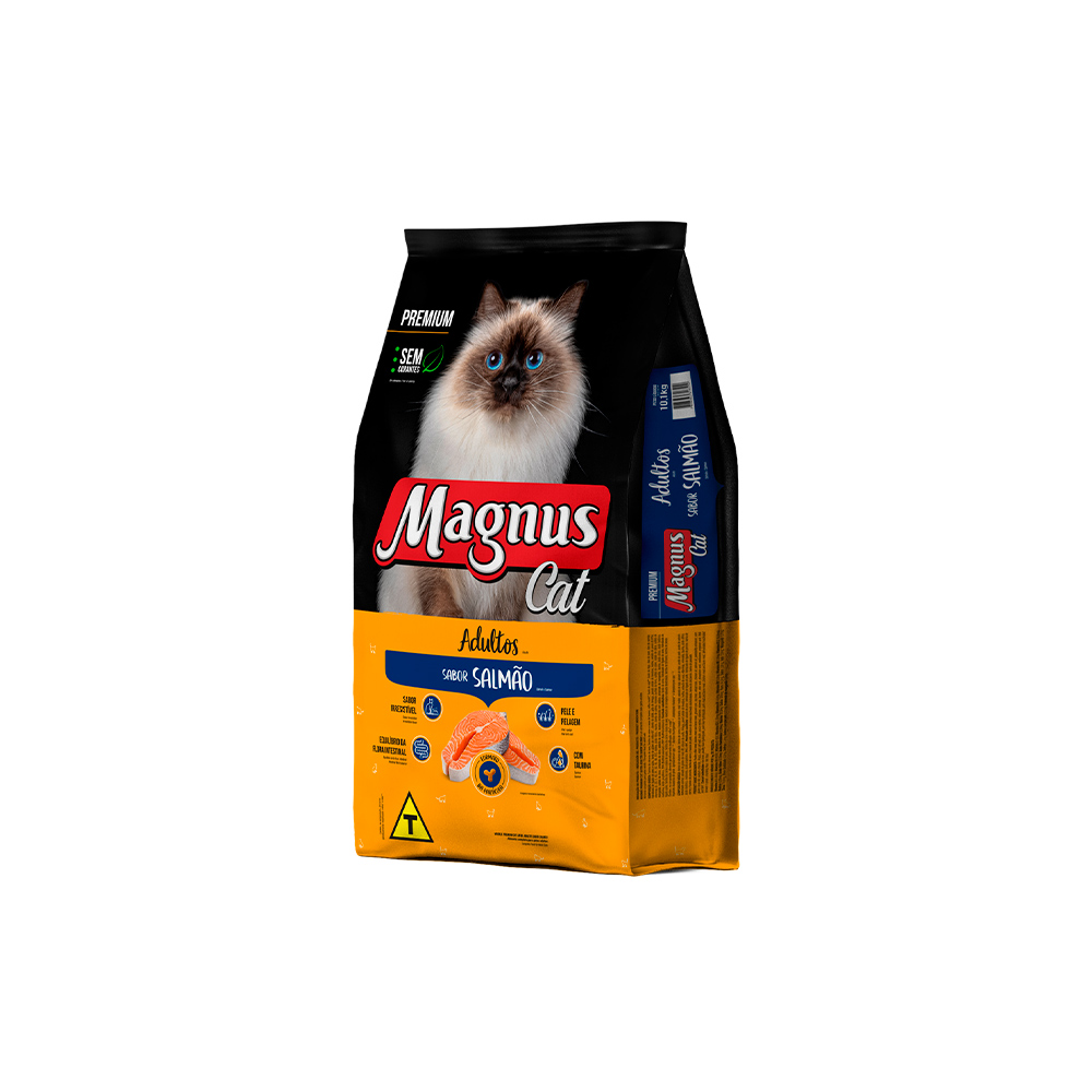 Ração Magnus Sabor Salmão para Gatos Adultos