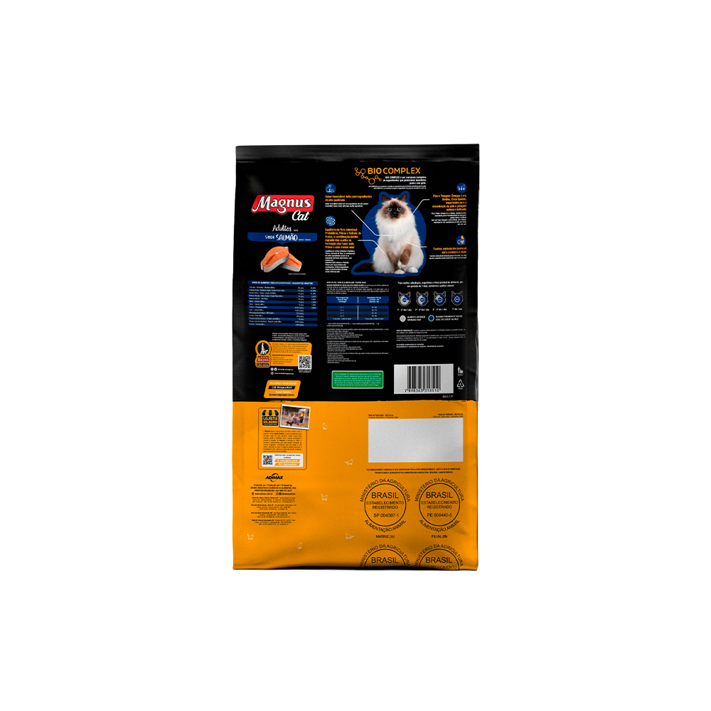 Ração Magnus Sabor Salmão para Gatos Adultos