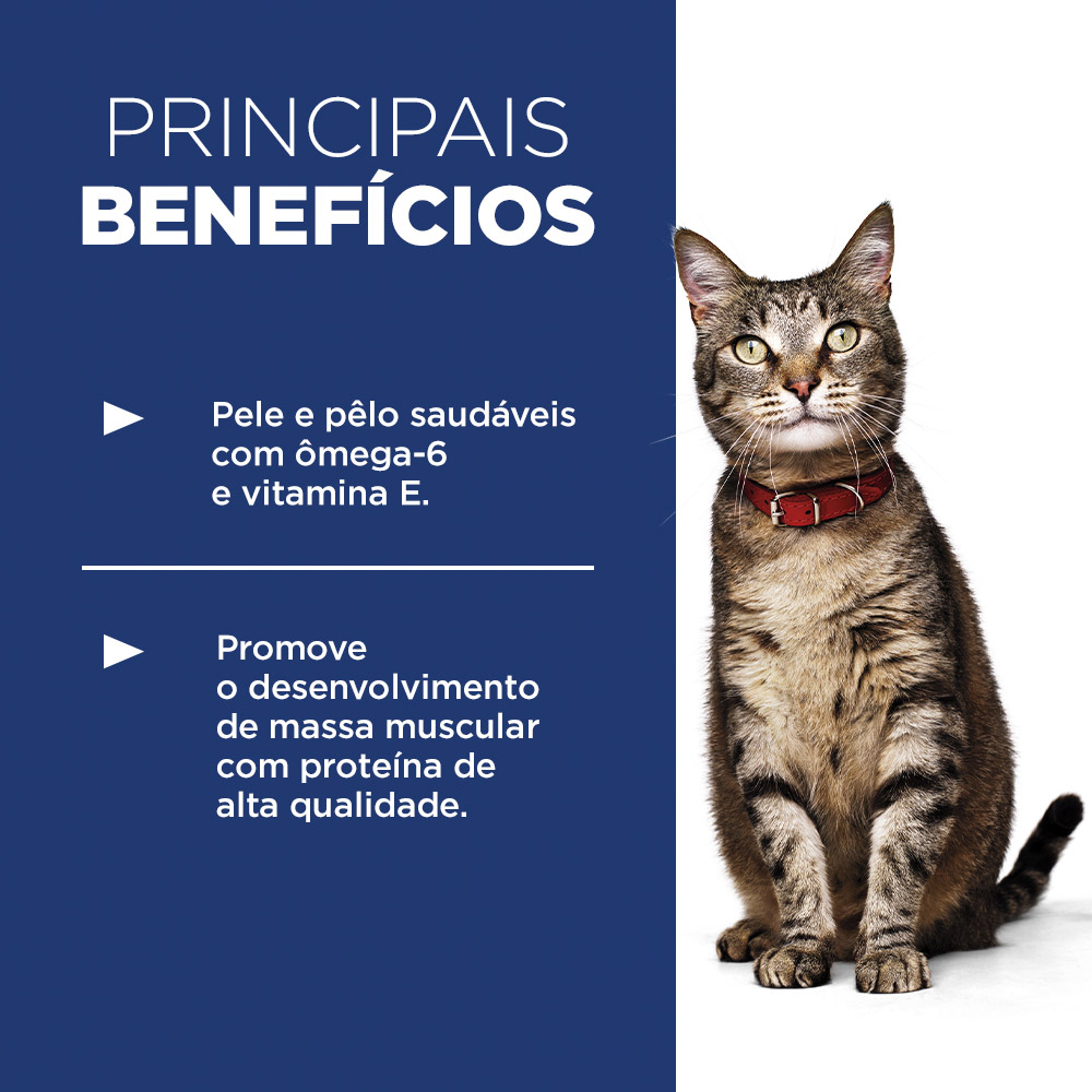 Ração Seca Hill's Science Diet para Gatos Adultos Sabor Frango