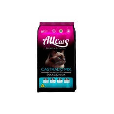 Ração Allcats Mix para Gatos Adultos Castrados Sabores do Mar 10,1 kg