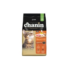 Ração Chanin Sabor Carne, Peixe e Frango para Gatos Filhotes